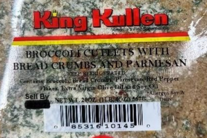 Gracie’s Kitchens Recalls King Kullen Broccoli Cutlets